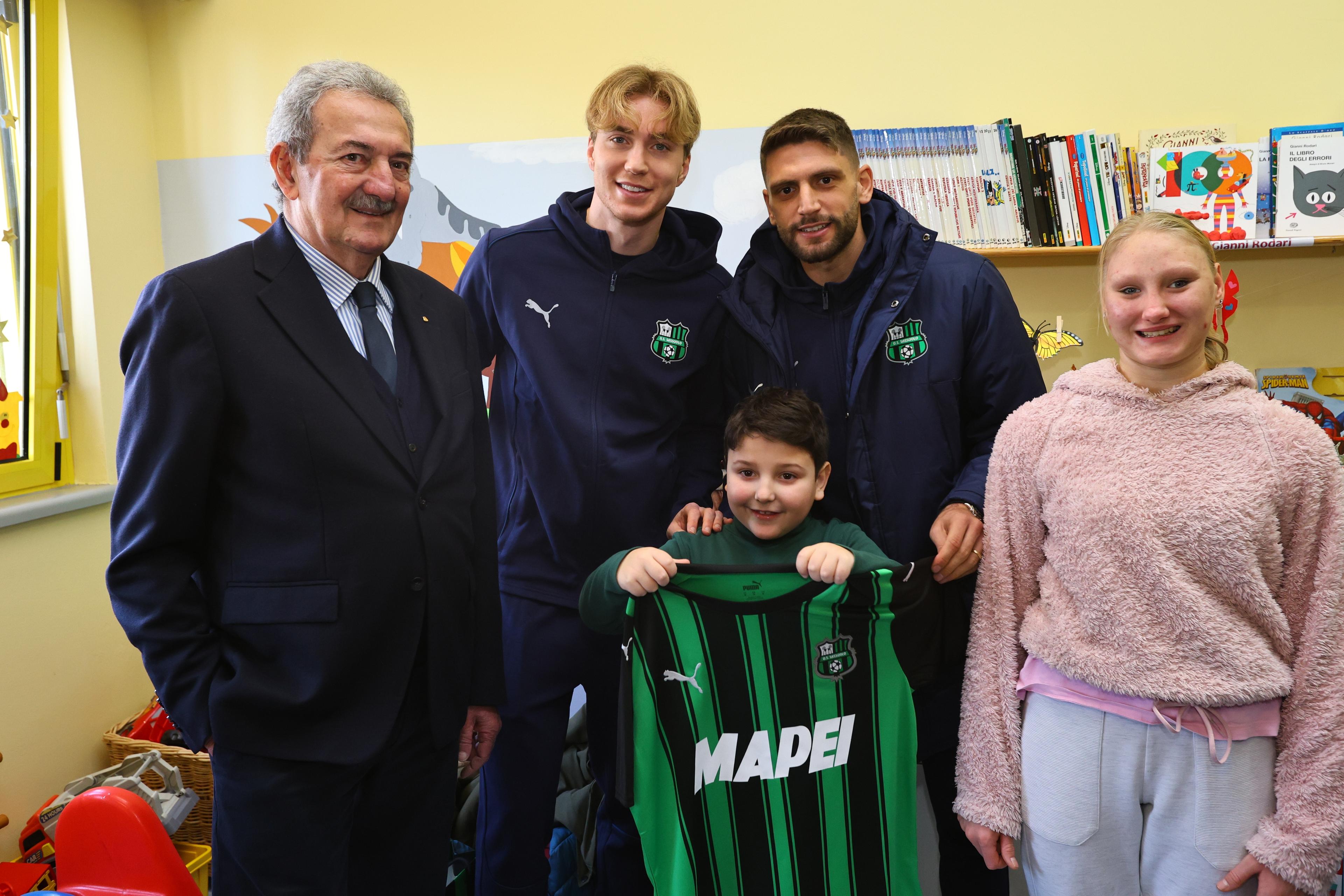 Natale in Pediatria 2024 con il Sassuolo Calcio