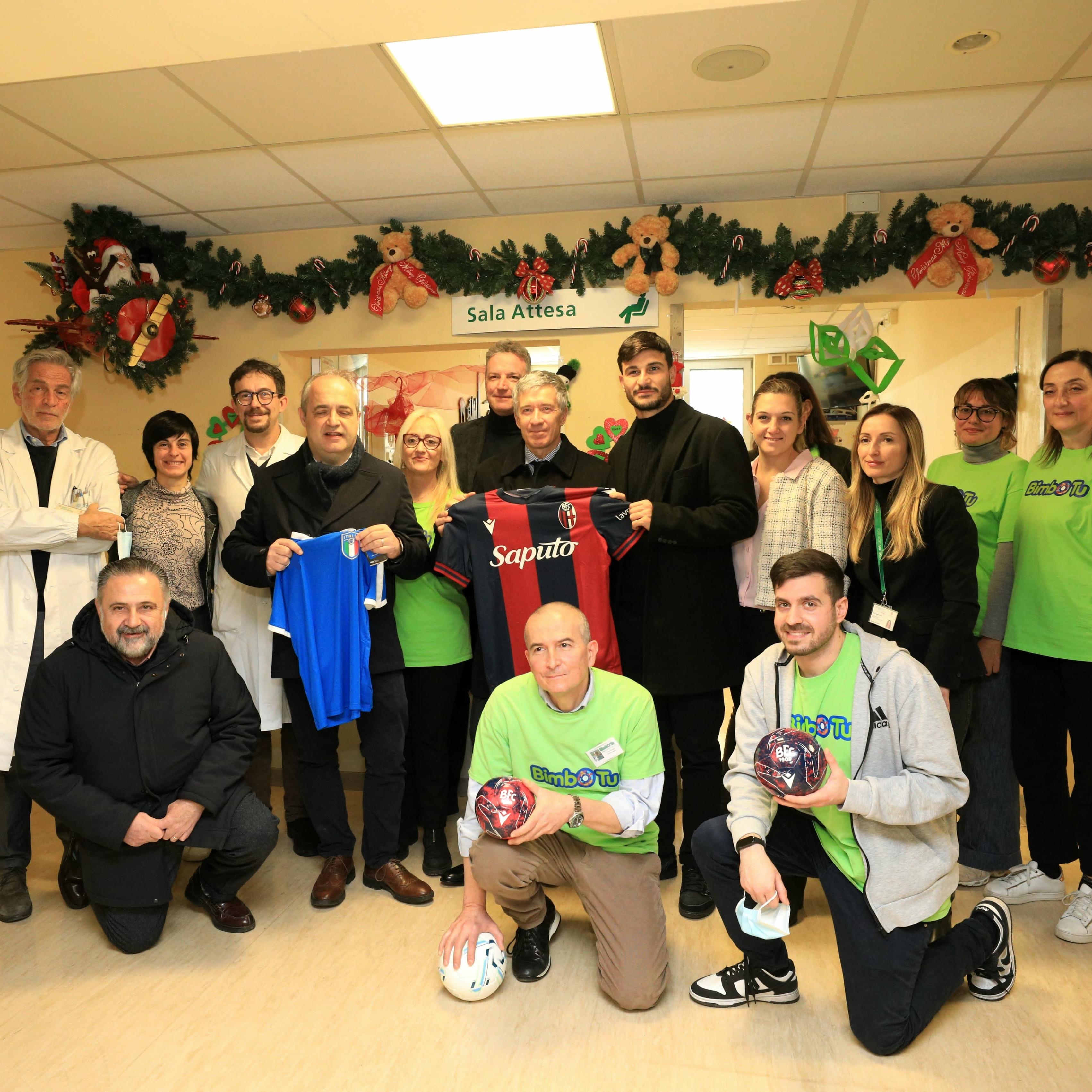 Orsolini e Fenucci insieme a SGS-FIGC Emilia Romagna per \"Natale in Pediatria 2024\"