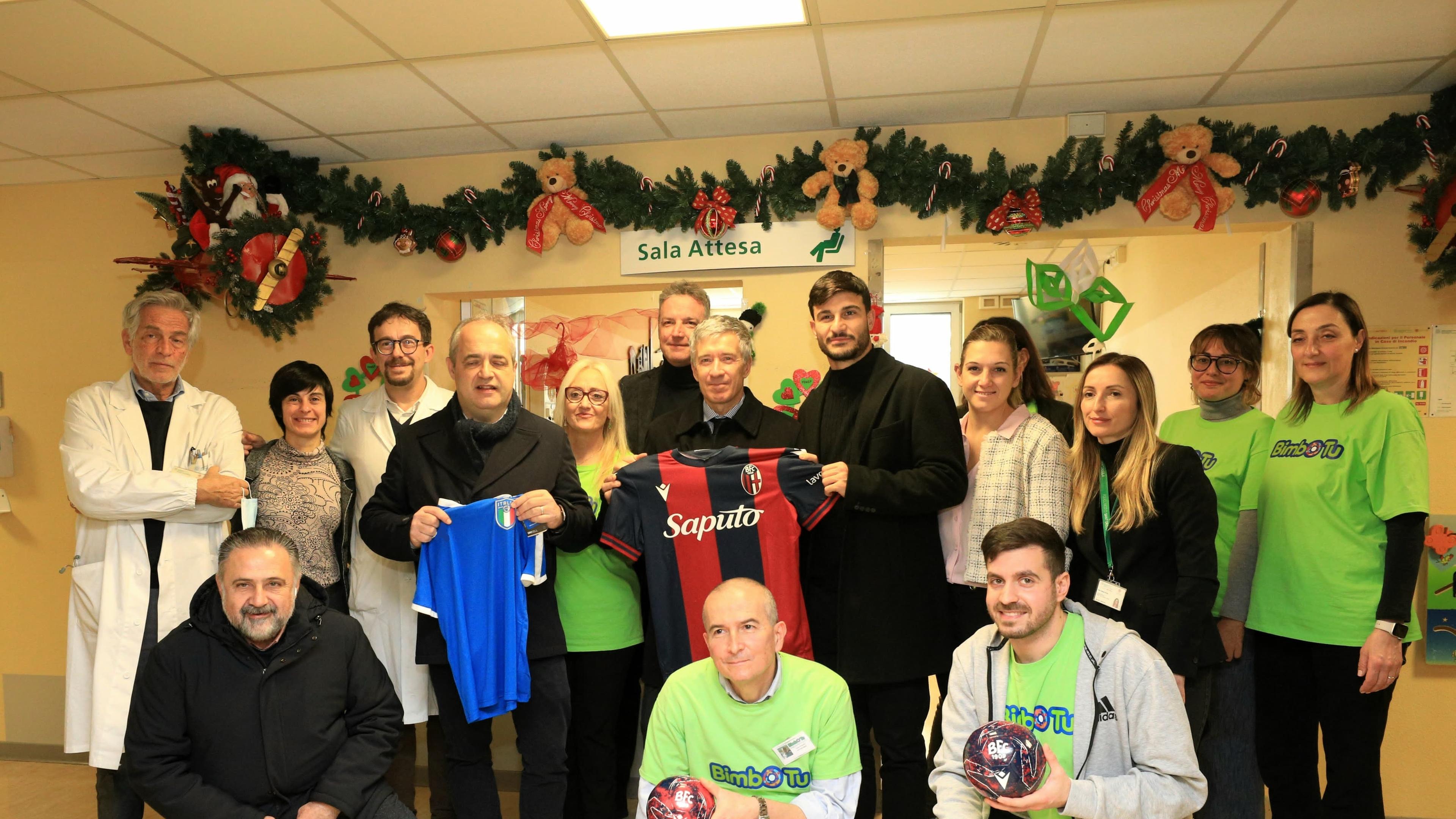 Orsolini e Fenucci insieme a SGS-FIGC Emilia Romagna per \"Natale in Pediatria 2024\"
