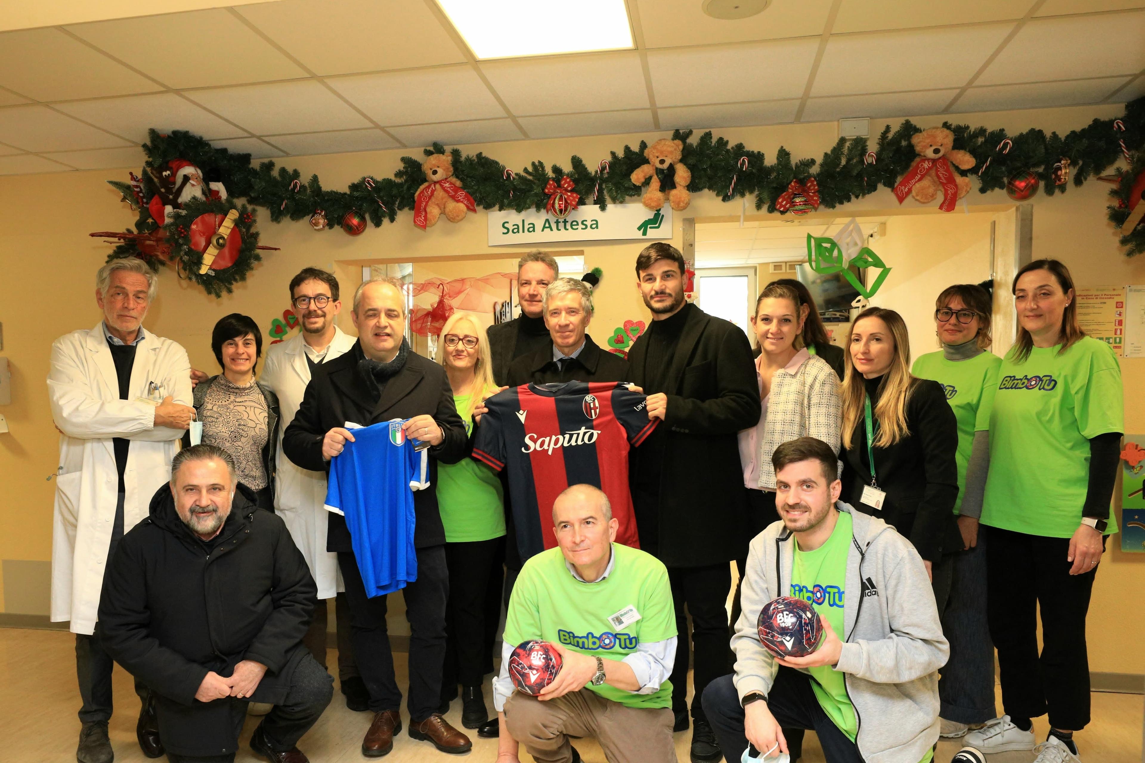 Orsolini e Fenucci insieme a SGS-FIGC Emilia Romagna per \"Natale in Pediatria 2024\"
