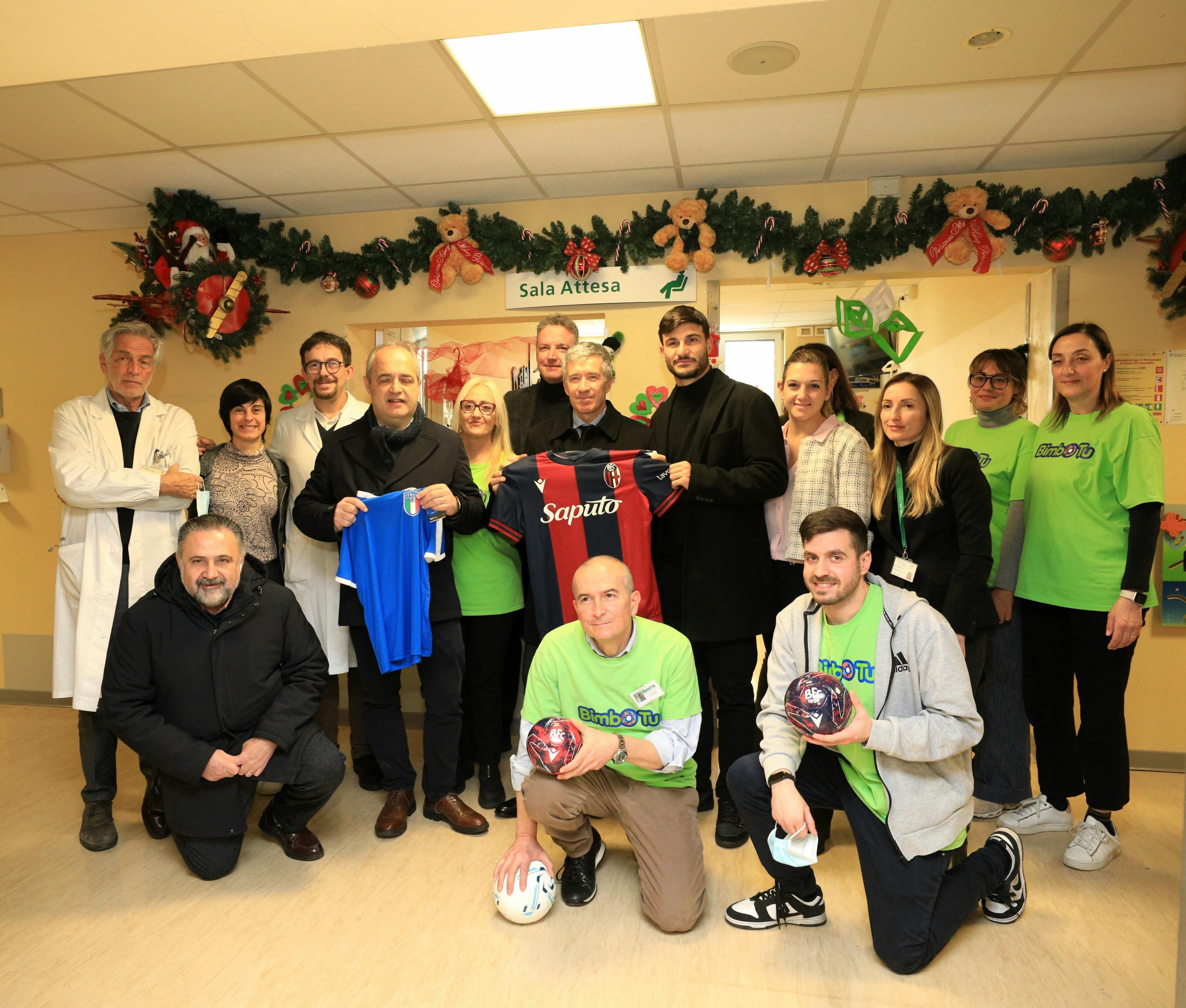 Orsolini e Fenucci insieme a SGS-FIGC Emilia Romagna per \"Natale in Pediatria 2024\"