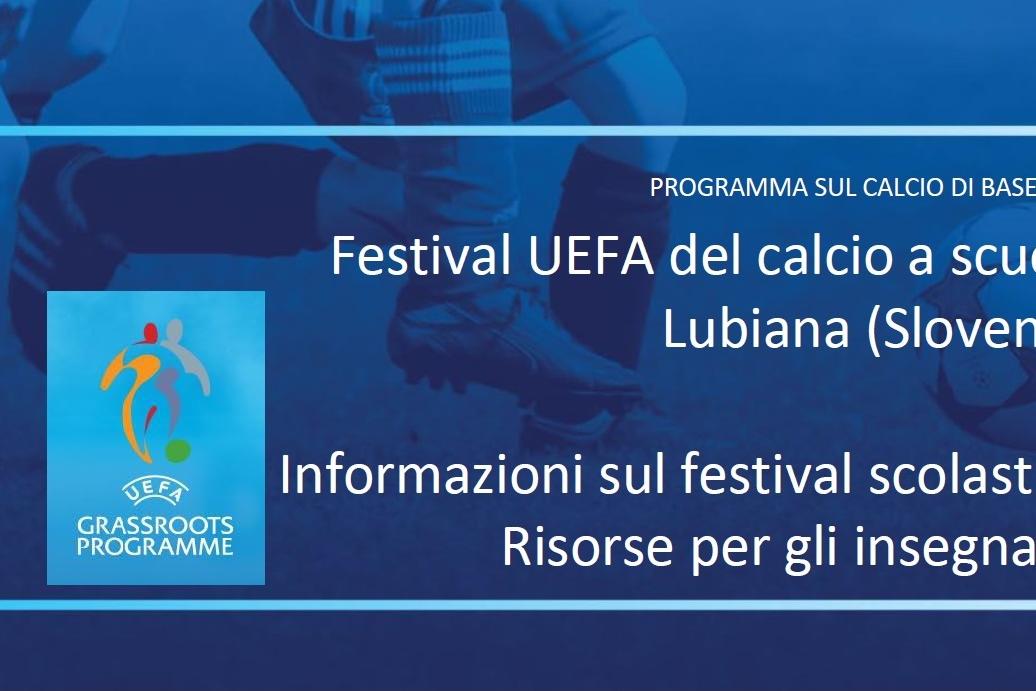 Football in Schools - IC Fagagna (UD) a Lubiana per l\\'evento UEFA