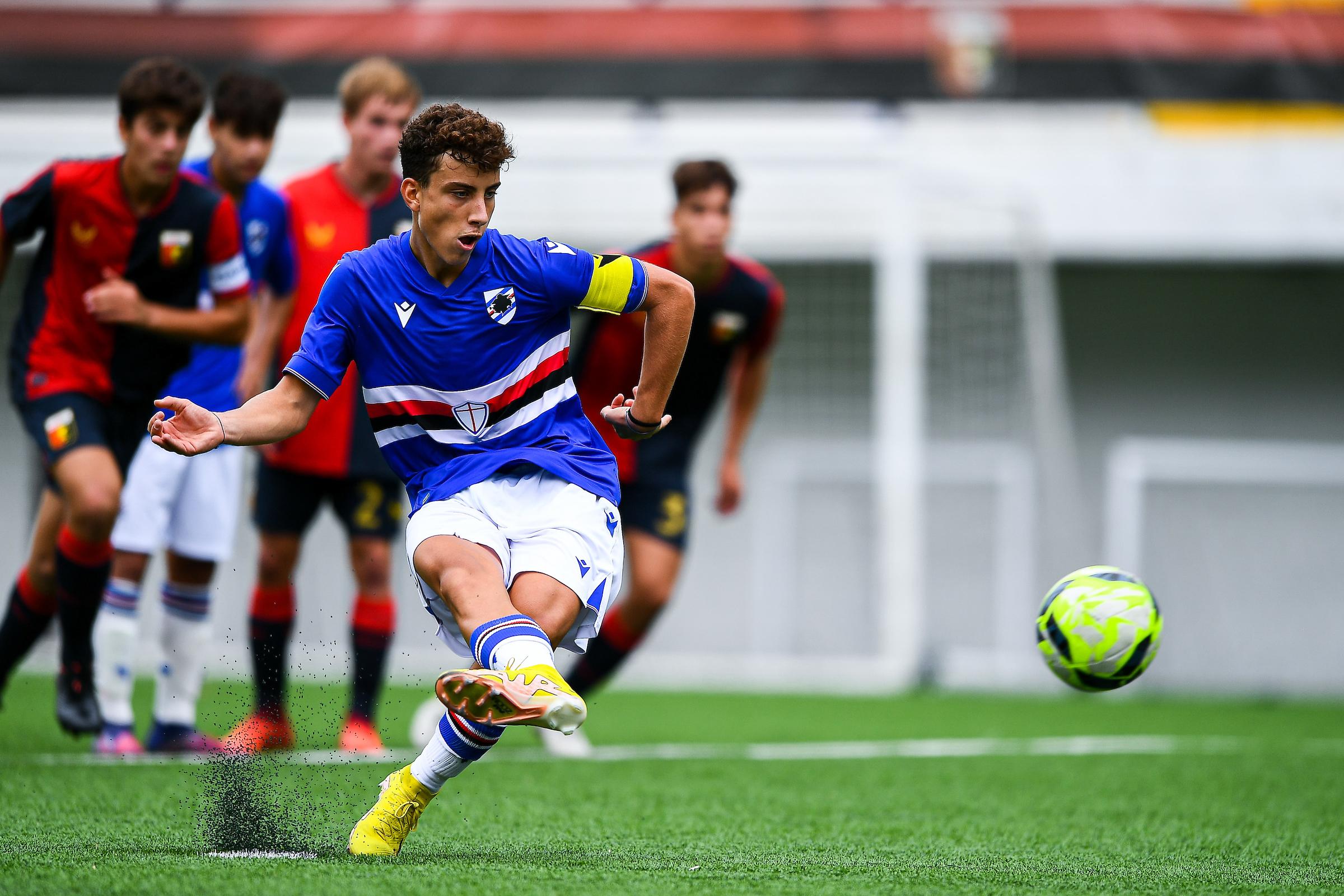 Under 16 2022/23 | Genoa-Sampdoria\\nGol Sampdoria Under 16 (2-1): Marco Genovese - Rigore