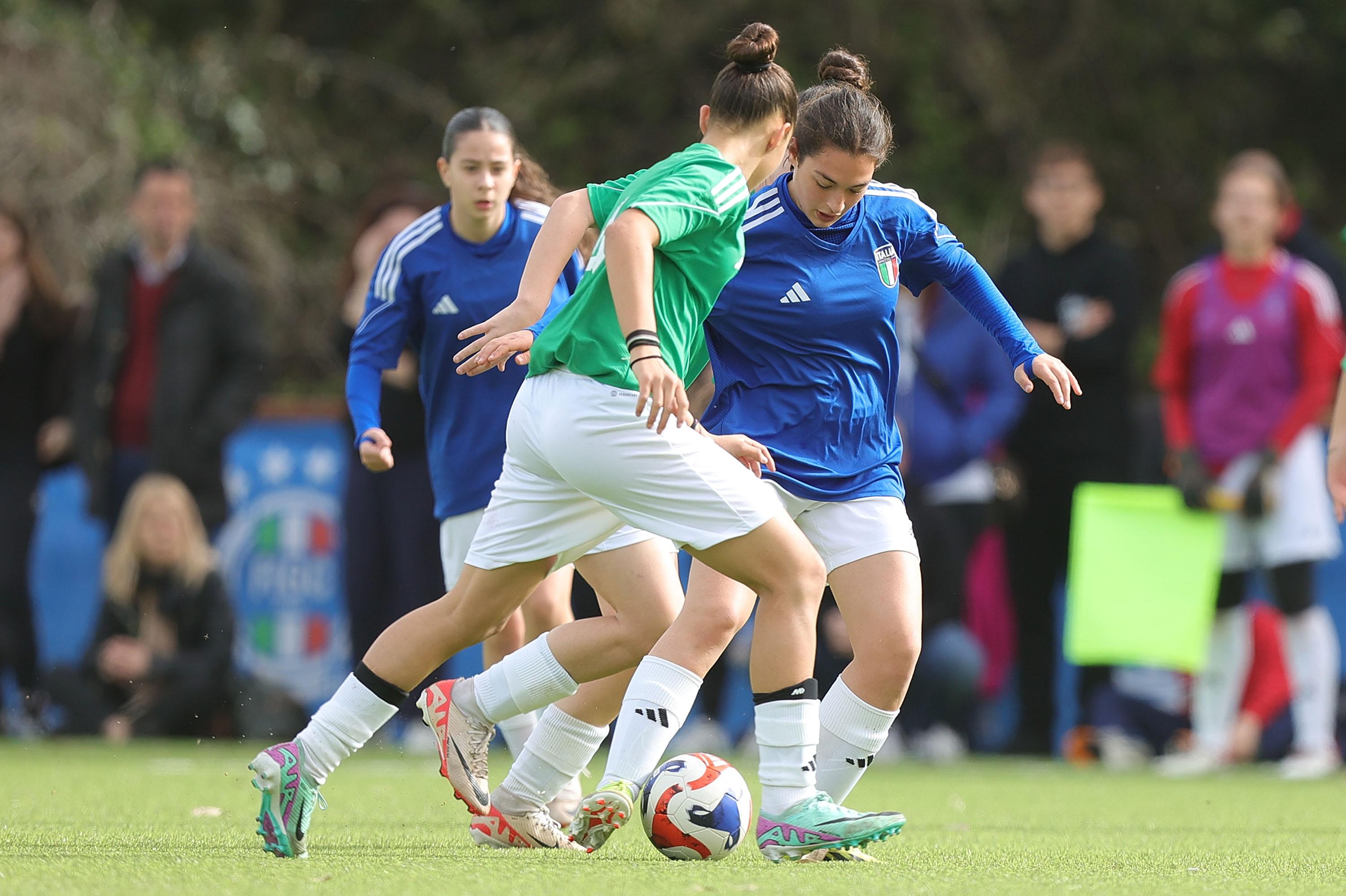 TIRRENIA, ITALY - MARCH 30: <> during the 27/03/2024 FIGC 'Torneo Selezioni Territoriali Calcio' Event on March 30, 2024 in Tirrenia, Italy. (Photo by Gabriele Maltinti/Getty Images)