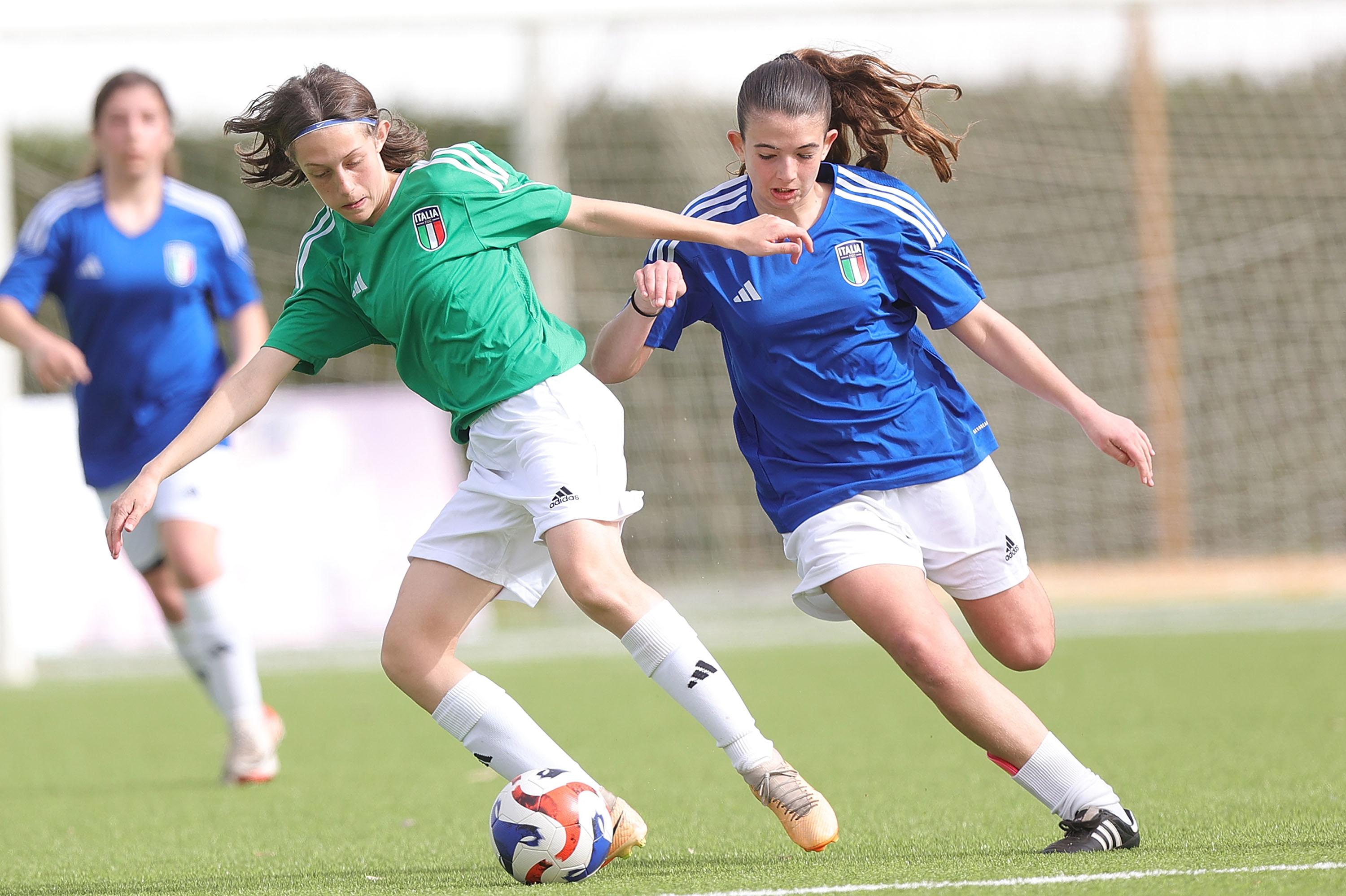 TIRRENIA, ITALY - MARCH 30: <> during the 27/03/2024 FIGC 'Torneo Selezioni Territoriali Calcio' Event on March 30, 2024 in Tirrenia, Italy. (Photo by Gabriele Maltinti/Getty Images)