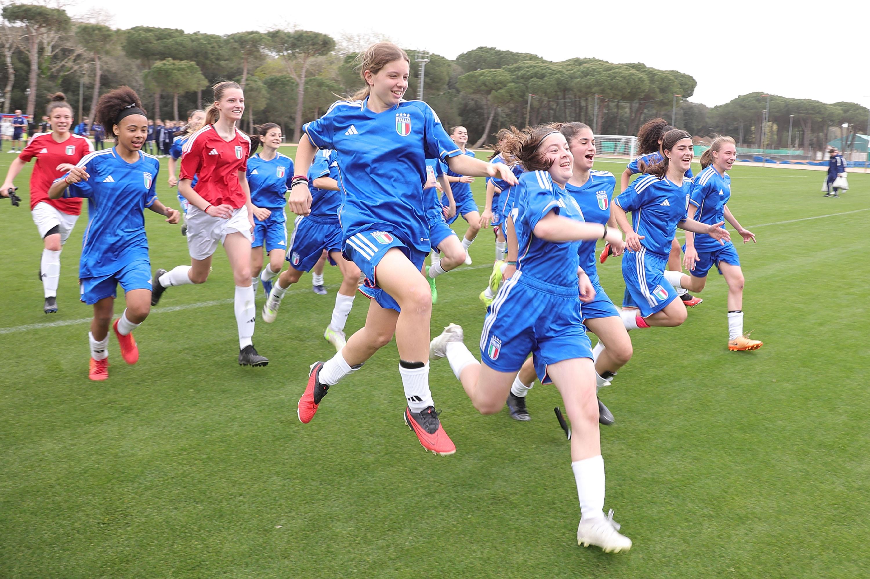 TIRRENIA, ITALY - MARCH 30: <> during the 27/03/2024 FIGC 'Torneo Selezioni Territoriali Calcio' Event on March 30, 2024 in Tirrenia, Italy. (Photo by Gabriele Maltinti/Getty Images)