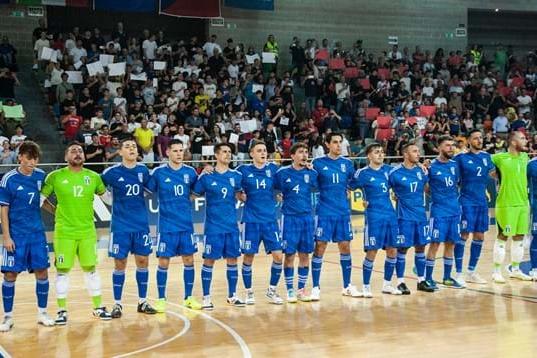 Gara di qualificazione ai Mondiali di Futsal 2024 Italia-Spagna