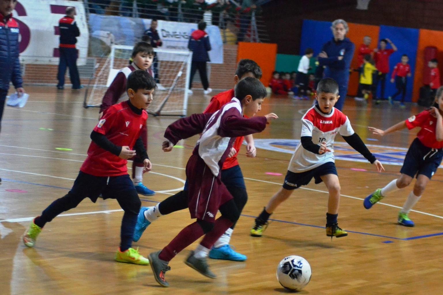 FESTA AL PALAUNIMOL PER I GIOVANI CALCIATORI