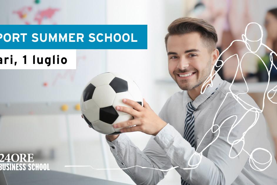 Bari: arriva a luglio la prima edizione del Master Intensive \"Sport Summer School\" del Sole 24 Ore
