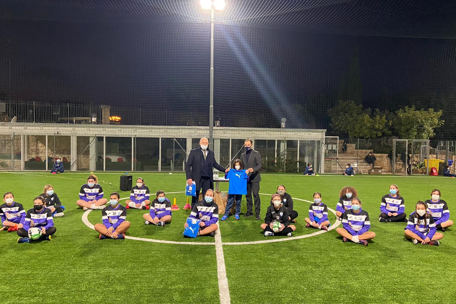 FIGC e PUMA insieme a sostegno dell’attività calcistica giovanile: a Polignano consegna dell'omaggio alla ASD SportivaMente Amici