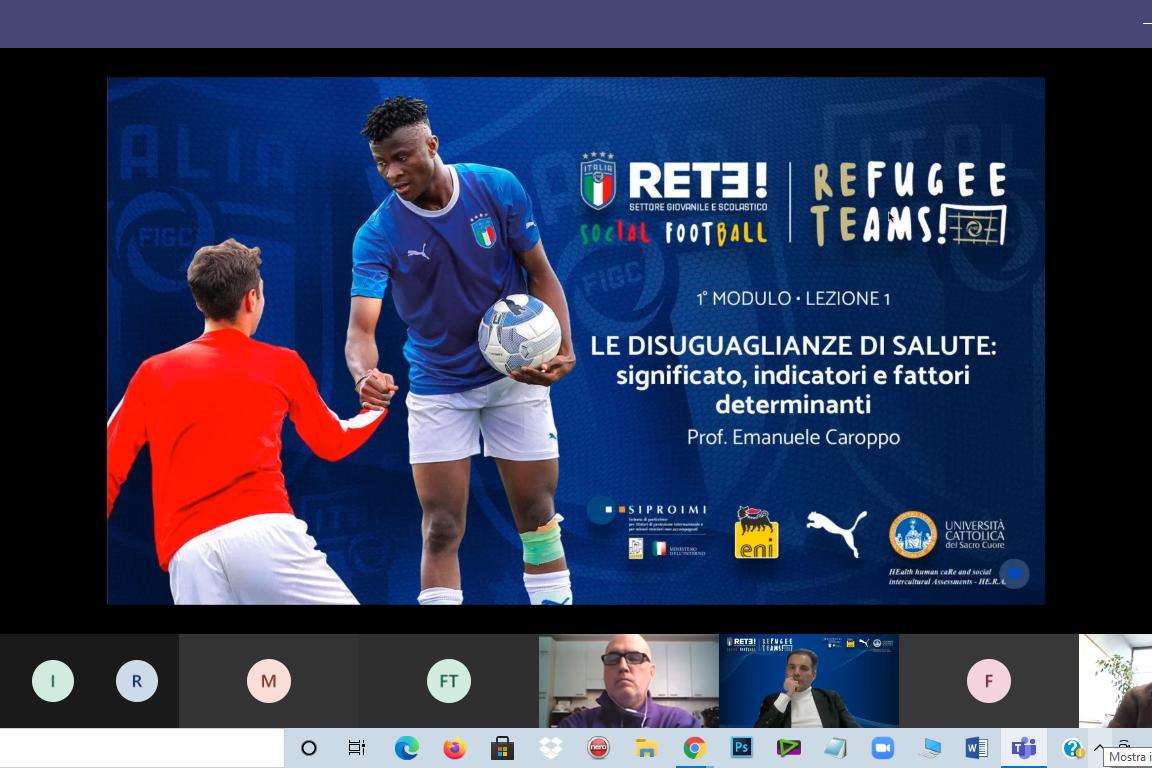 Al via il corso di formazione in Sport e Integrazione istituito nell'ambito del progetto Refugee Teams