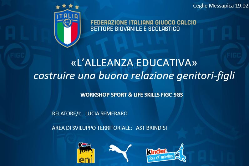 CFT Ceglie Messapica-AST Brindisi, concluso il workshop online su \"L'alleanza educativa\"