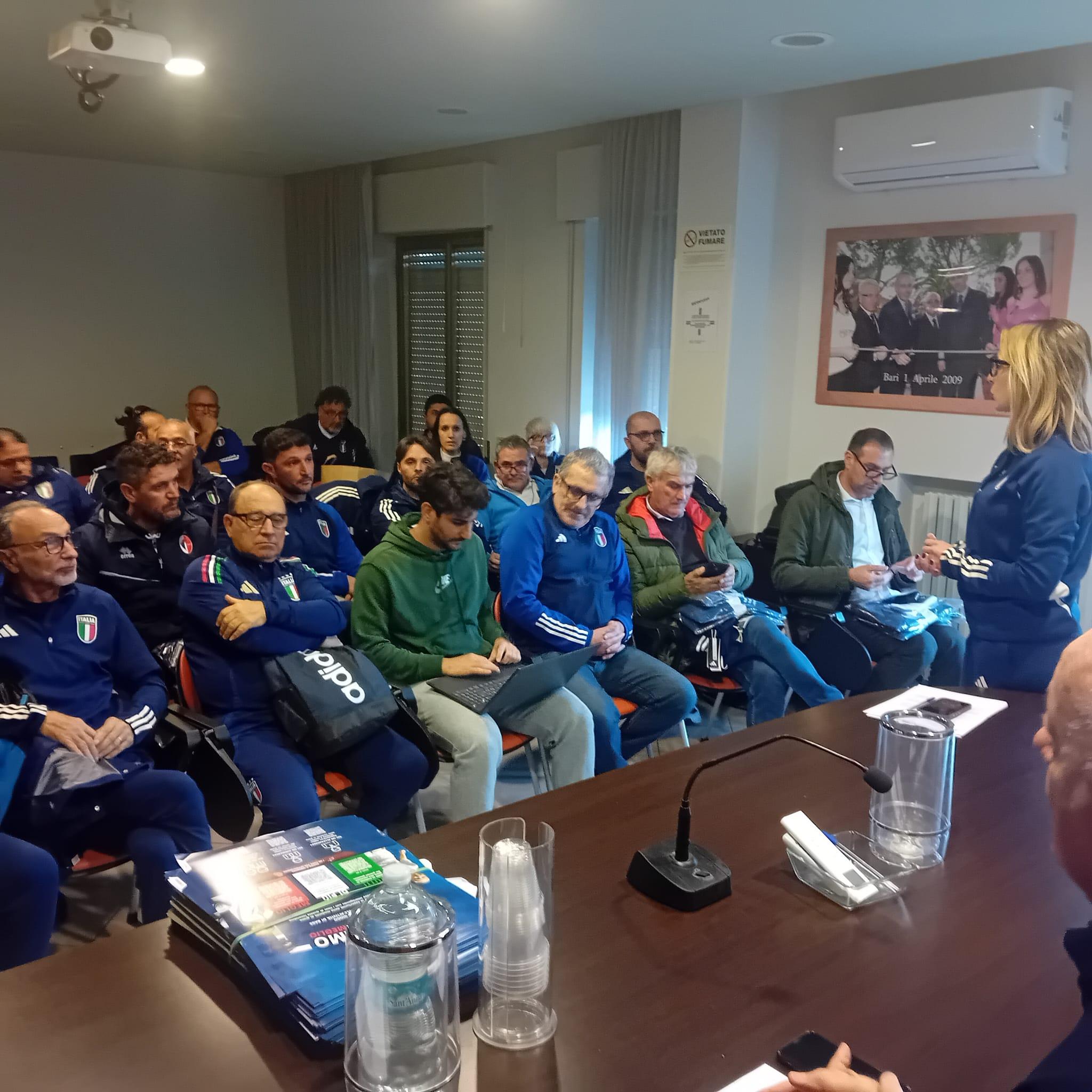 Partecipazione alla riunione programmatica del Settore Giovanile e Scolastico FIGC Puglia