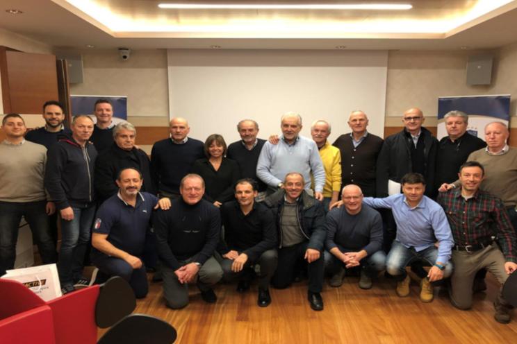 Mauro Marras (SGS Sardegna) a Roma insieme agli altri Coordinatori regionali