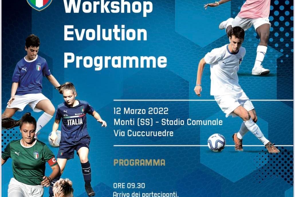 Sabato 12 marzo Workshop Evolution programme a Monti