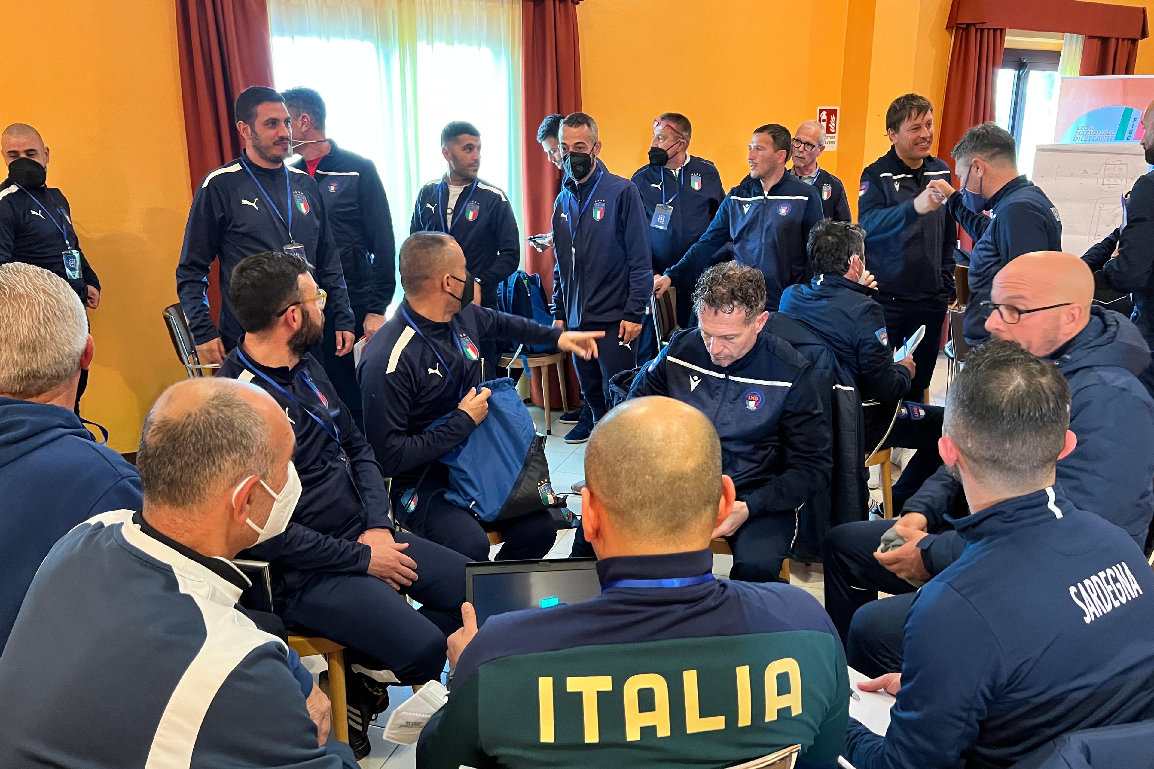 Secondo giorno di workshop con Maurizio Marchesini: workshop con i tecnici delle Rappresentative LND e le Scuole calcio Elite e Scuole Calcio