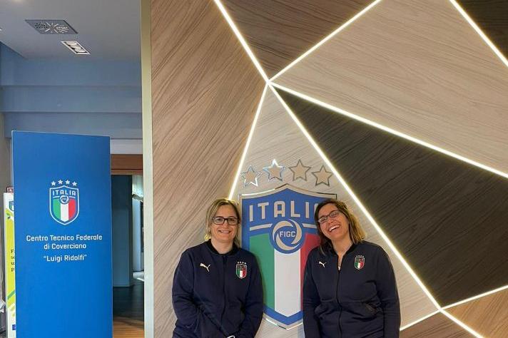 Eleonora Carrus e Gianna Manca negli staff dei raduni Calcio +15 femminile e Futsal+15 Maschile