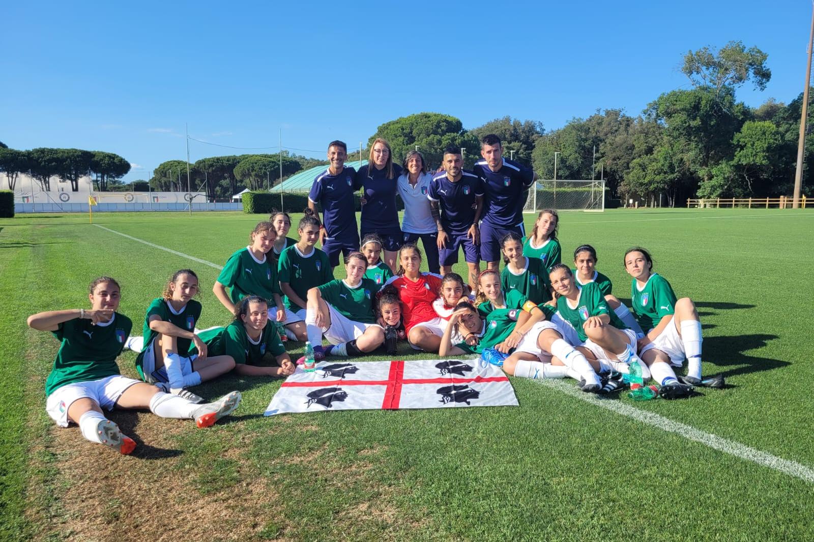 Calcio+15, la Selezione territoriale Sarda Pintadera a Tirrenia