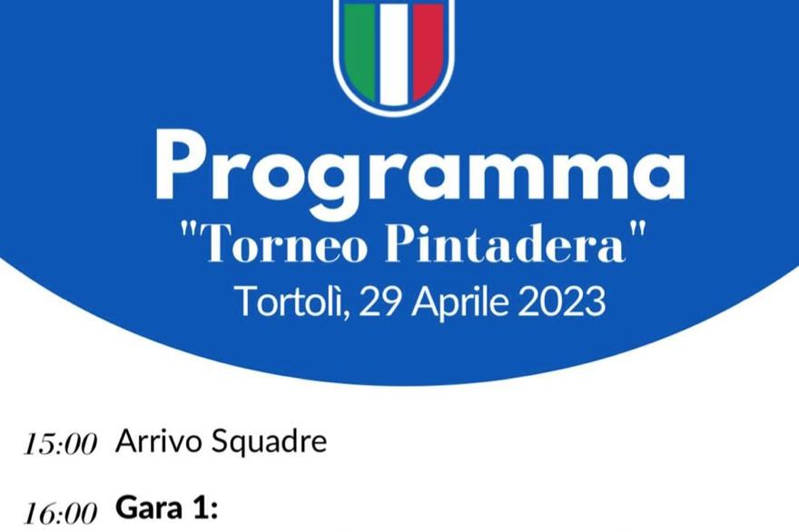 Sabato 29 aprile a Tortolì il Torneo Pintadera