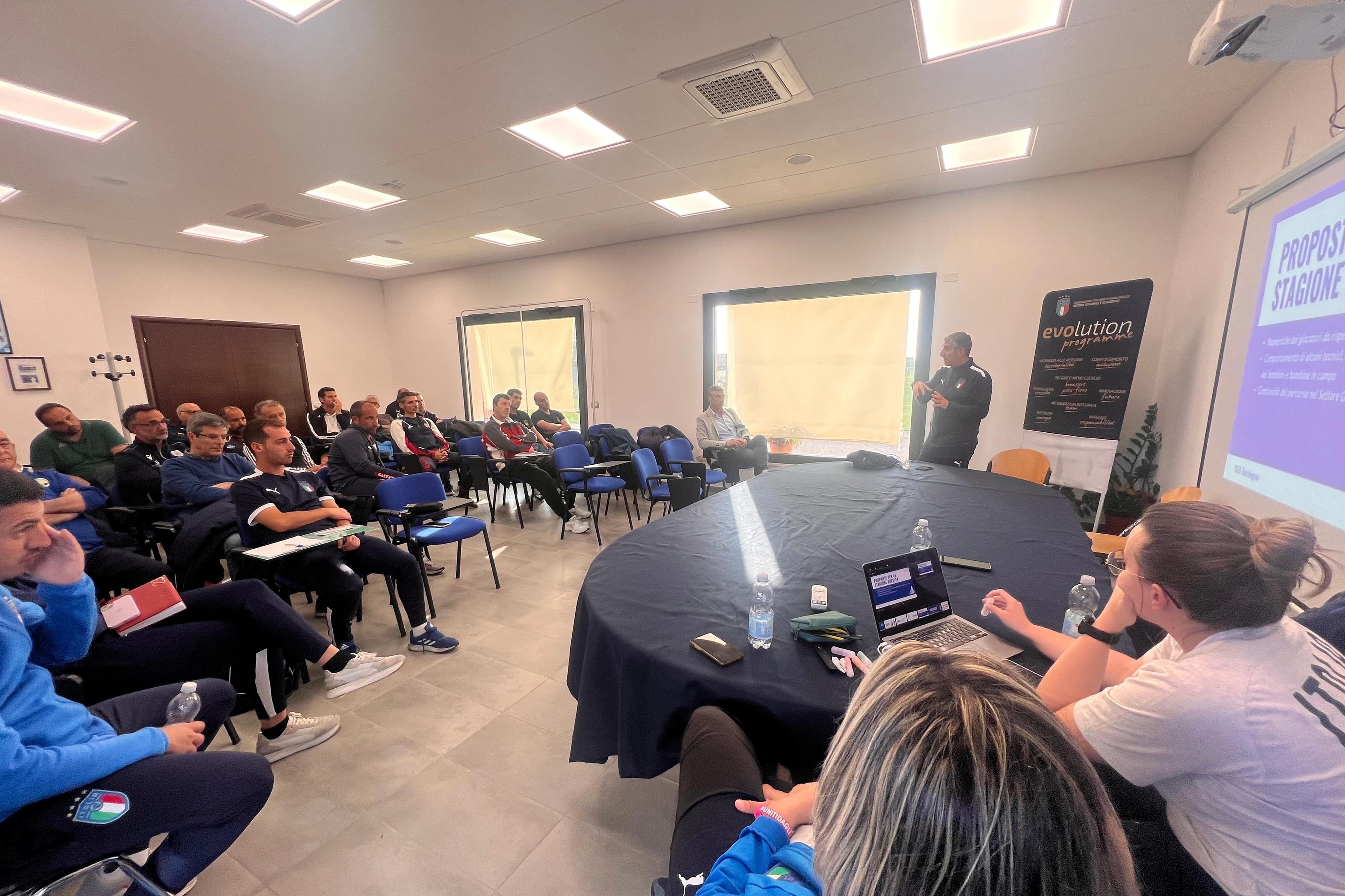 Ieri a Sa Rodia l'incontro con gli aspiranti Club Giovanili di 3 livello per la stagione attuale, 2022/23.
