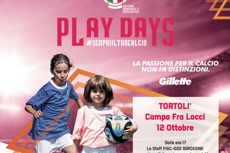 Playdays, primo appuntamento a Tortolì
