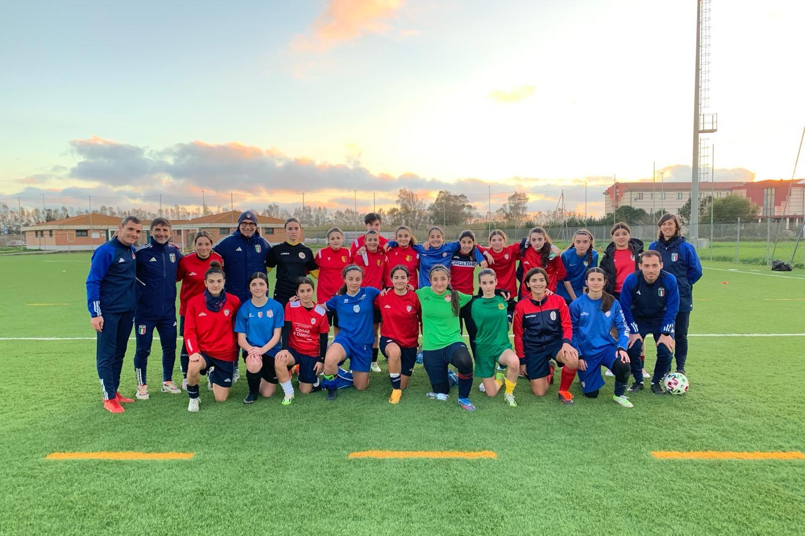 Calcio Femminile, domani in campo la Selezione U15 Femminile Pintadera