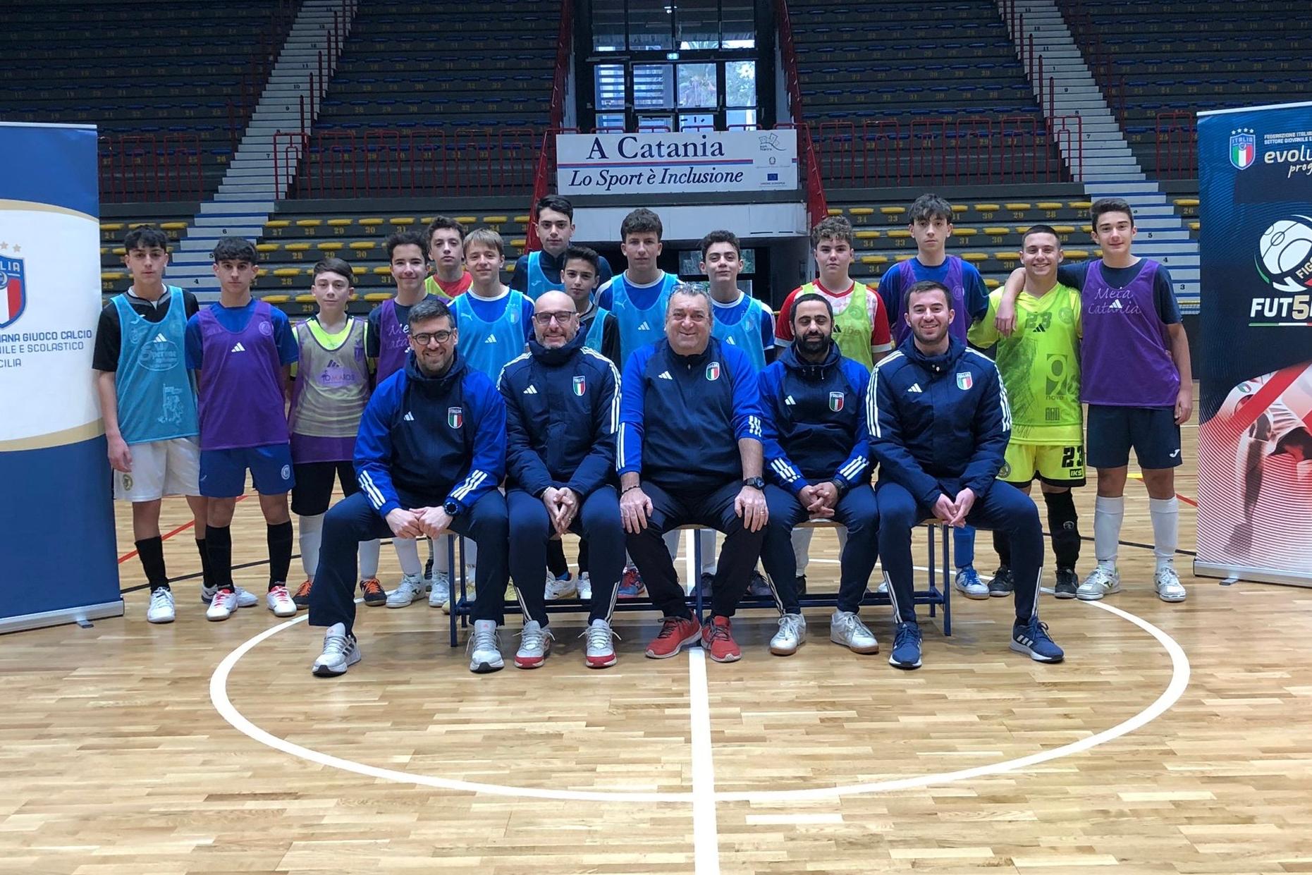Primo allenamento del 2024 per il CST Futsal di Catania