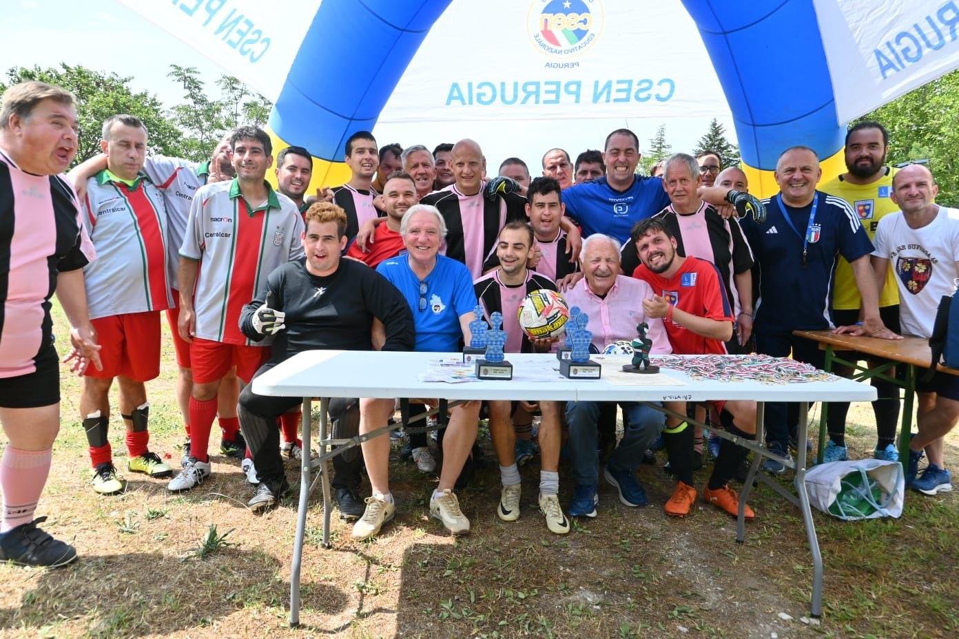Il torneo 'Cammini camaldolesi umbri' con in campo 4 squadre DCPS e un testimonial d'eccezione