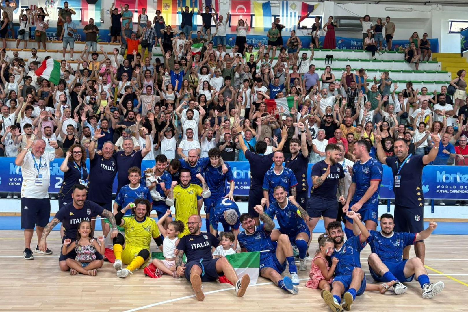 Bilancio super positivo per il Mondiale di futsal per sordi che si è appena concluso a Montesilvano