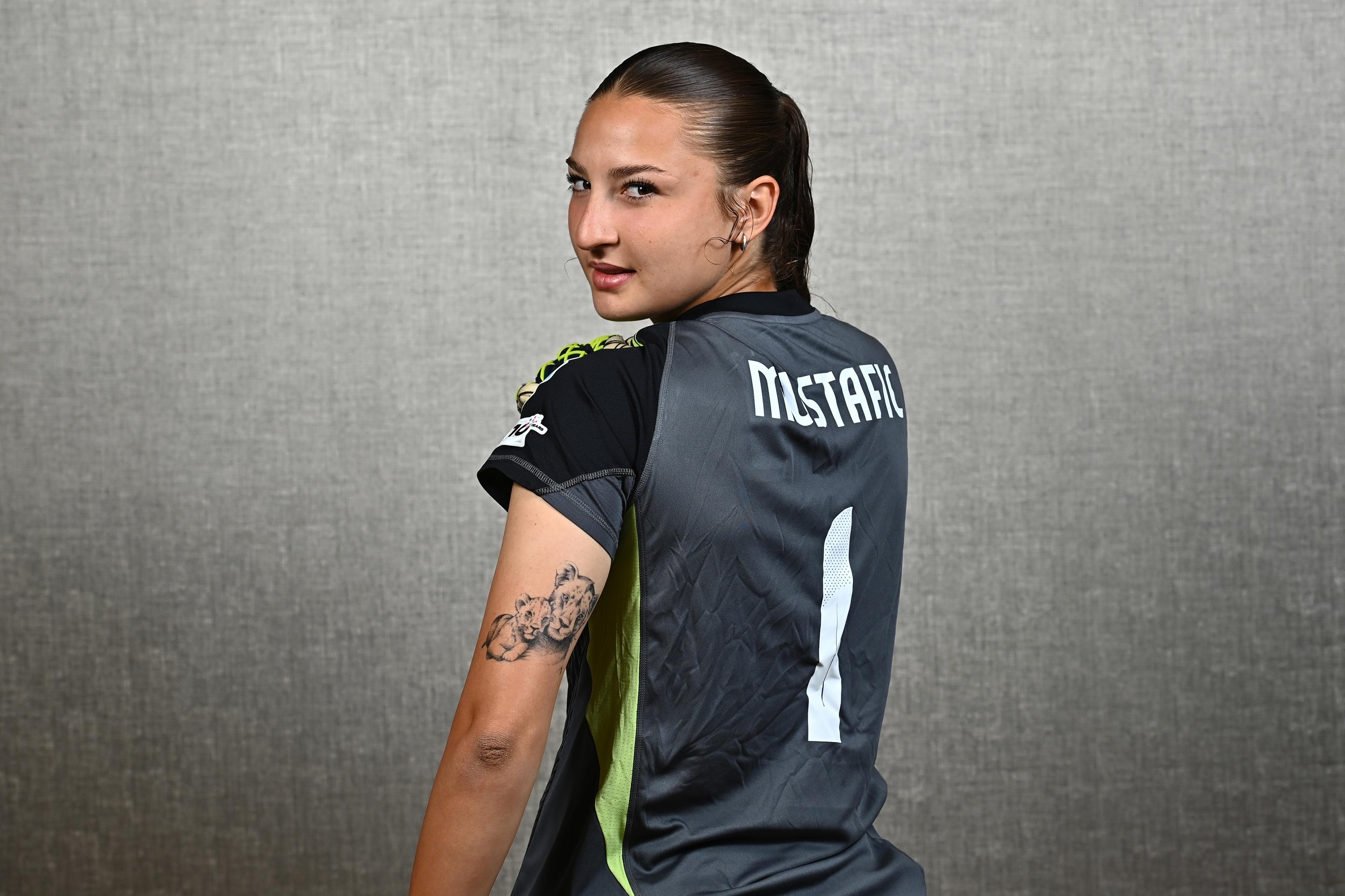 RZESZOW, POLAND - JUNE 13: Emma Mustafic of Italy poses for a portrait ahead of the UEFA Women's European Under-19 Championship 2025 on June 13, 2025 in Rzeszow, Poland. (Photo by Tyler Miller - Sportsfile/UEFA via Getty Images)