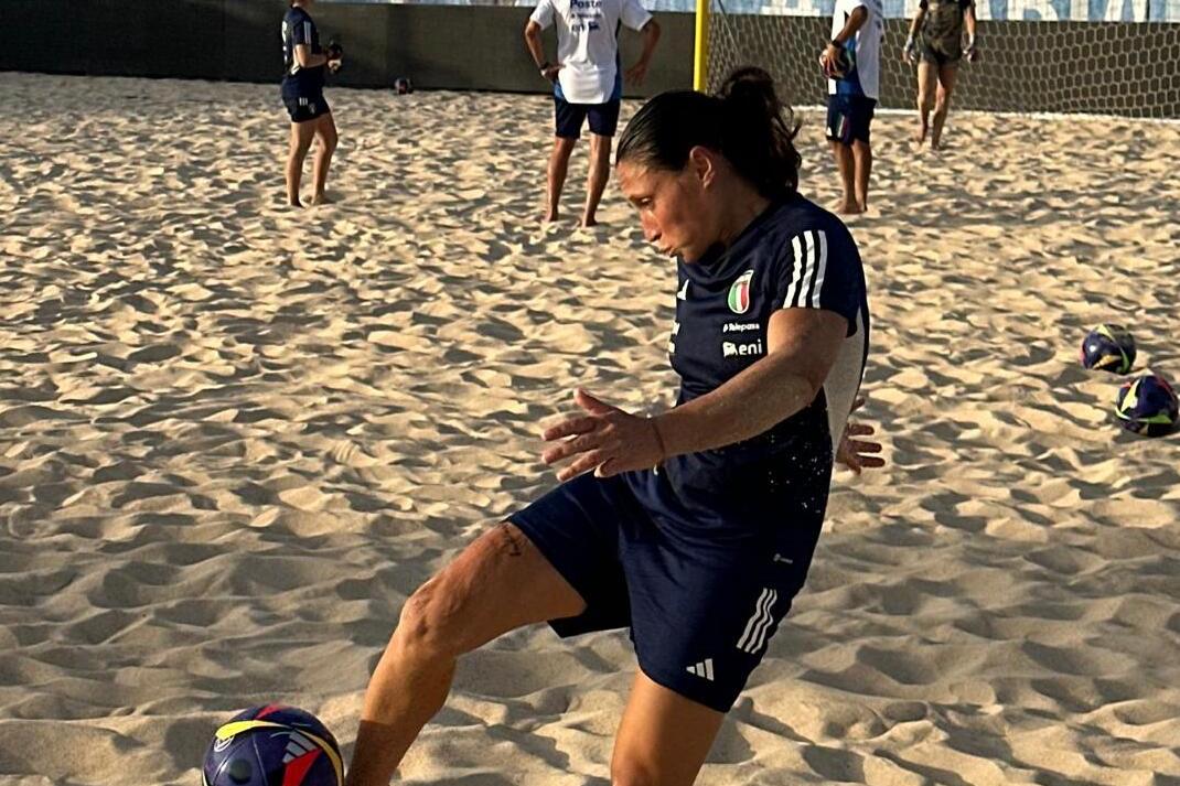 Giulia Olivieri, la guerriera gentile dell’ItalBeach Soccer: \"Giocare a Castellammare è un sogno\"
