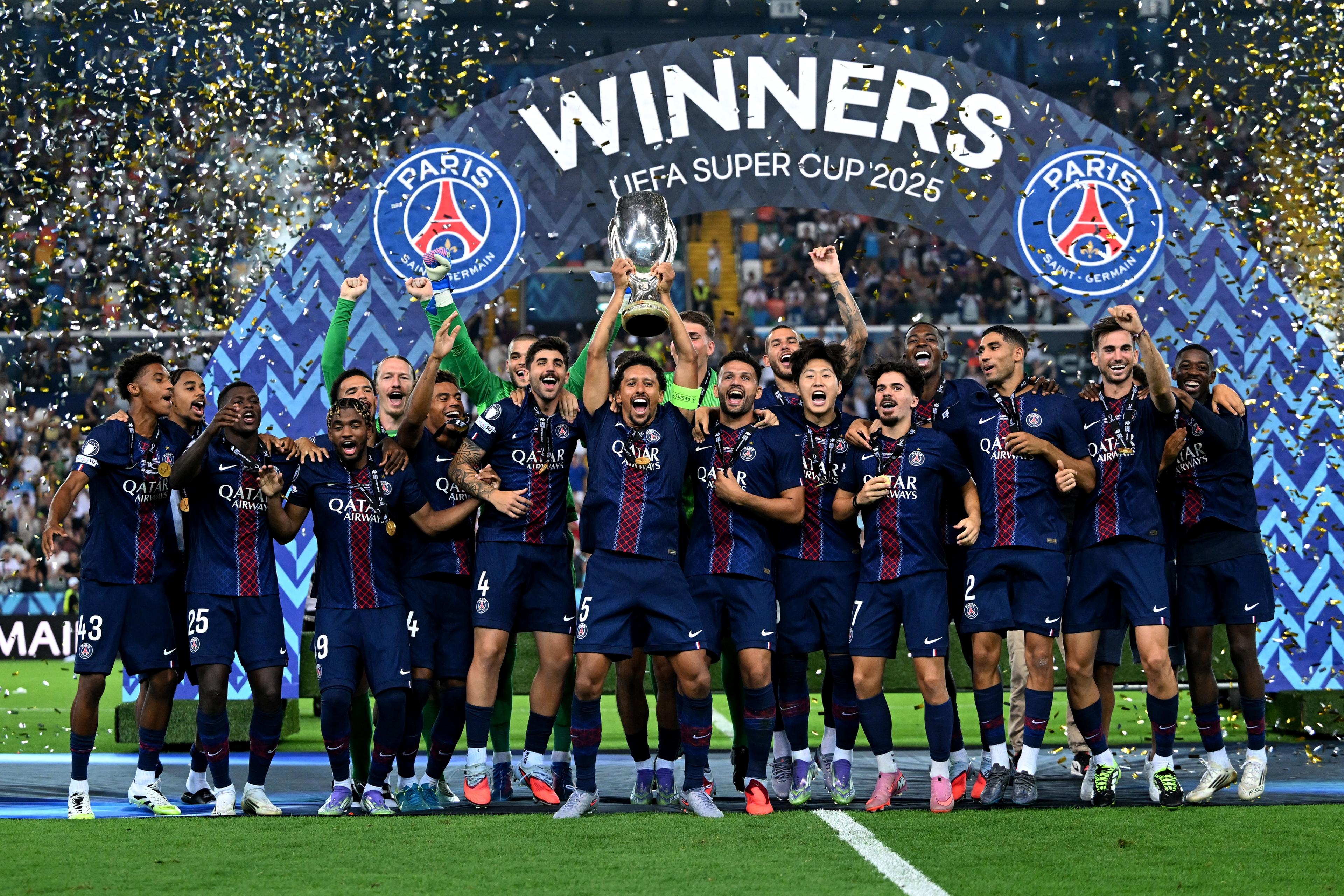 UEFA Super Cup, trionfa il Paris Saint-Germain: rigori decisivi per battere il Tottenham. A Udine festa per i 21mila del Friuli e per una città intera