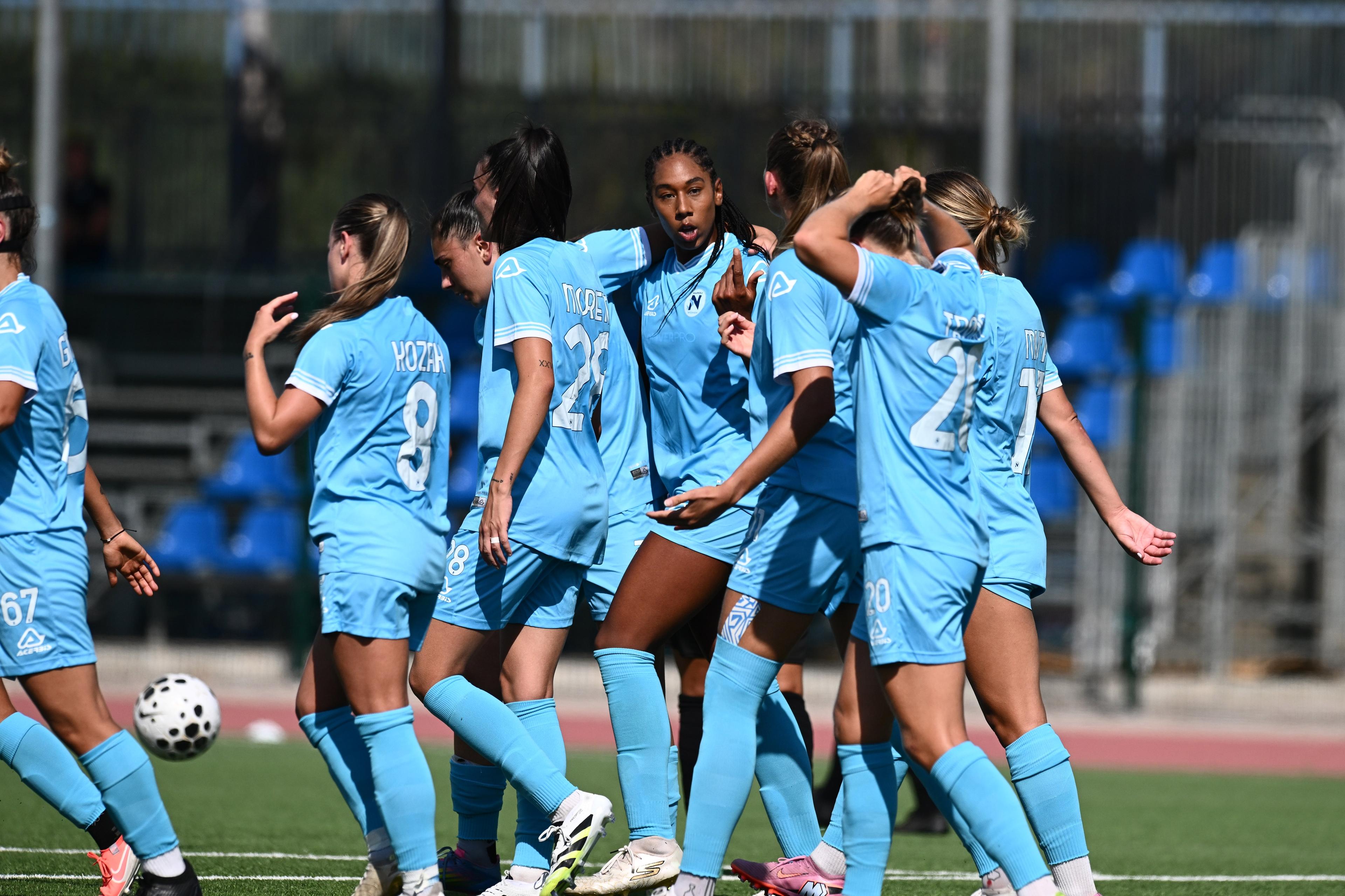 Cameron Brooks (Napoli Women) ; September 7; 2025 - Football : Italian Women Cup 2025 2026 Femminile ; 18°Day; match between Napoli Women 2-2 Parma Women at Giuseppe Piccolo Stadium ; Napoli, Italy; ;( photo by aicfoto)(ITALY) [0855]
