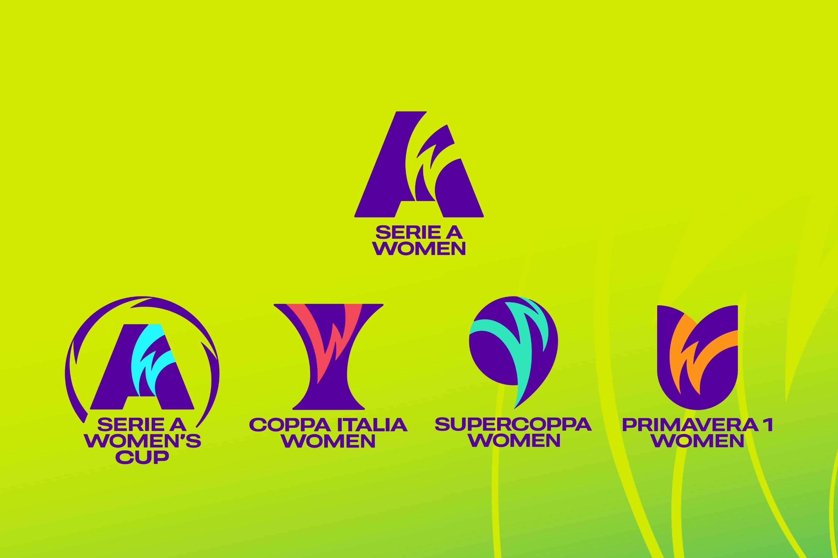 La Serie A Women completa il suo rebranding: svelati i loghi di Coppa Italia, Supercoppa e Primavera 1