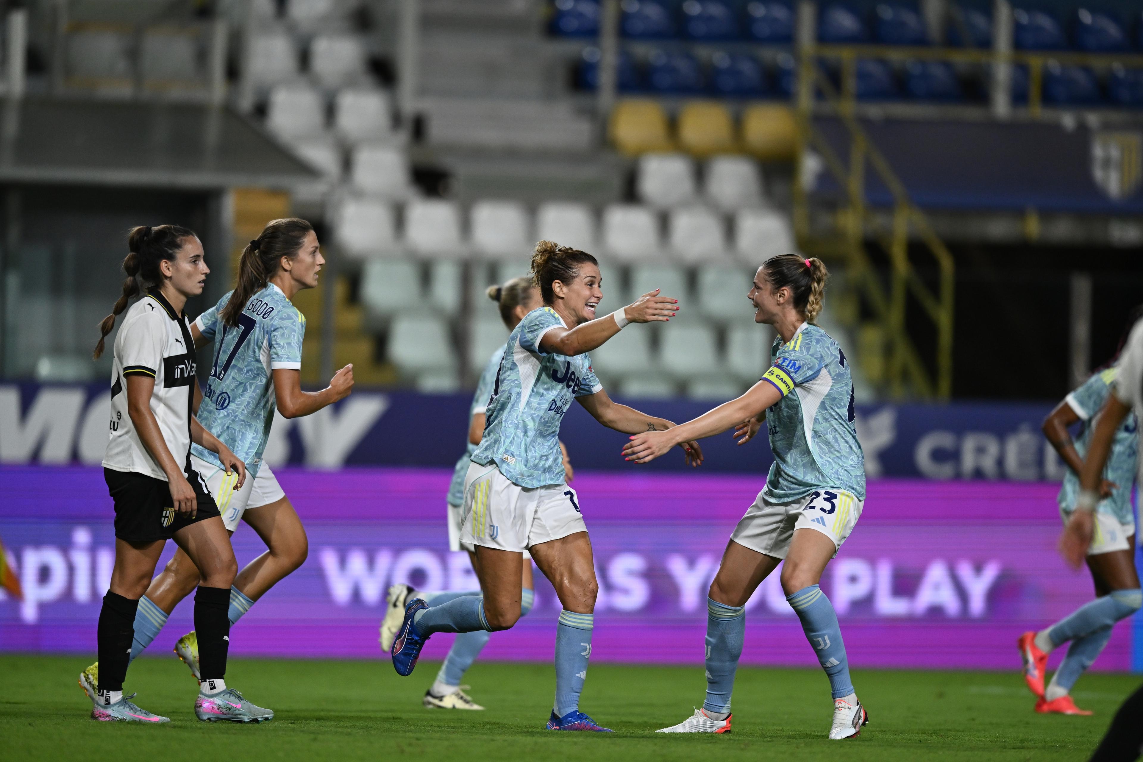 Girelli-Bonansea e la Juventus non sbaglia, Parma ko 2-0. Vittorie esterne anche per Inter e Roma