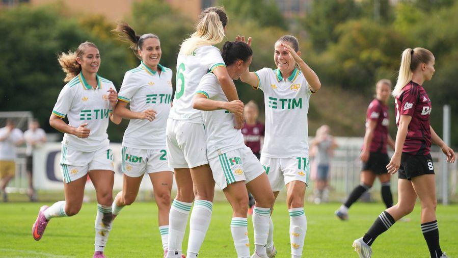Roma, avanti tutta: le giallorosse battono 5-1 lo Sparta Praga e accedono al turno decisivo di qualificazione. Inter in UEFA Women's Europa Cup