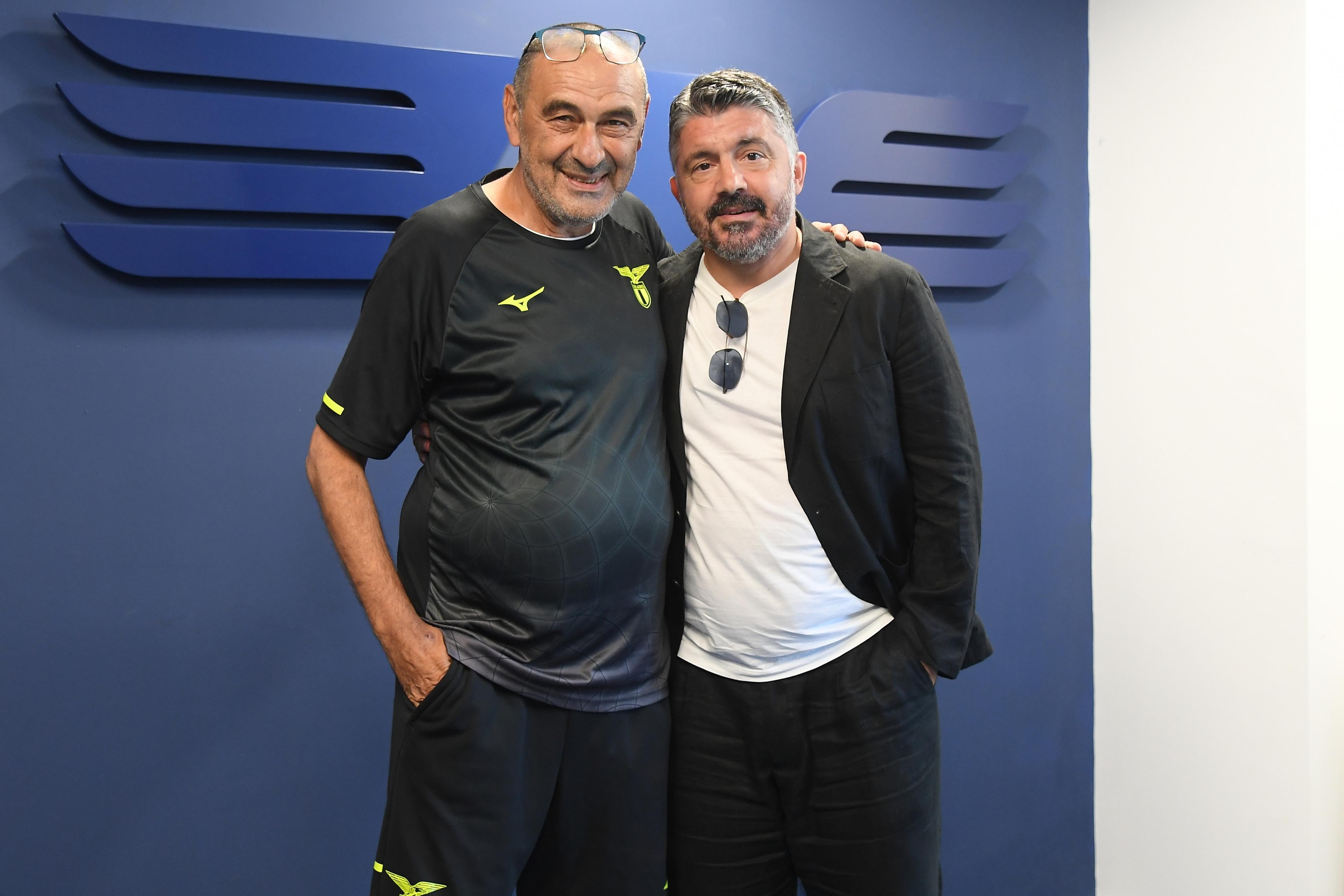 Il Ct Gattuso fa visita alla Lazio, oggi incontro con mister Sarri e i calciatori biancocelesti
