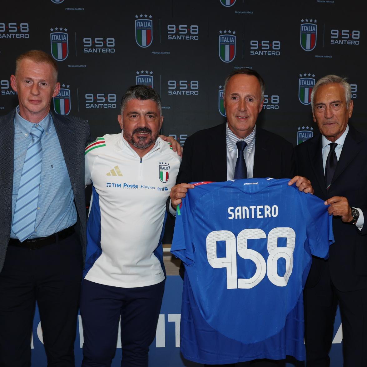 Il Gruppo 958 Santero nuovo Premium Partner delle Nazionali italiane di calcio