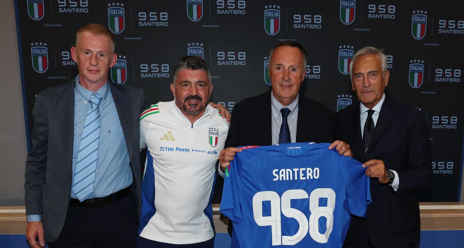 Il Gruppo 958 Santero nuovo Premium Partner delle Nazionali italiane di calcio
