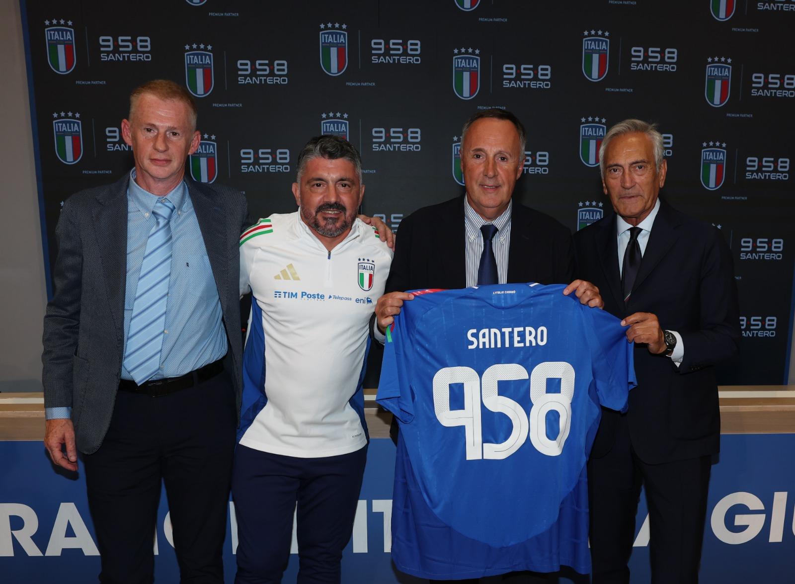 Il Gruppo 958 Santero nuovo Premium Partner delle Nazionali italiane di calcio