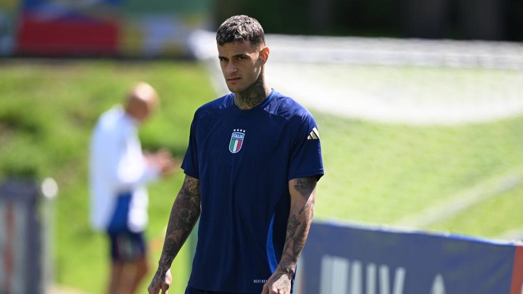 Final session at Coverciano before Bergamo, Scamacca leaves camp