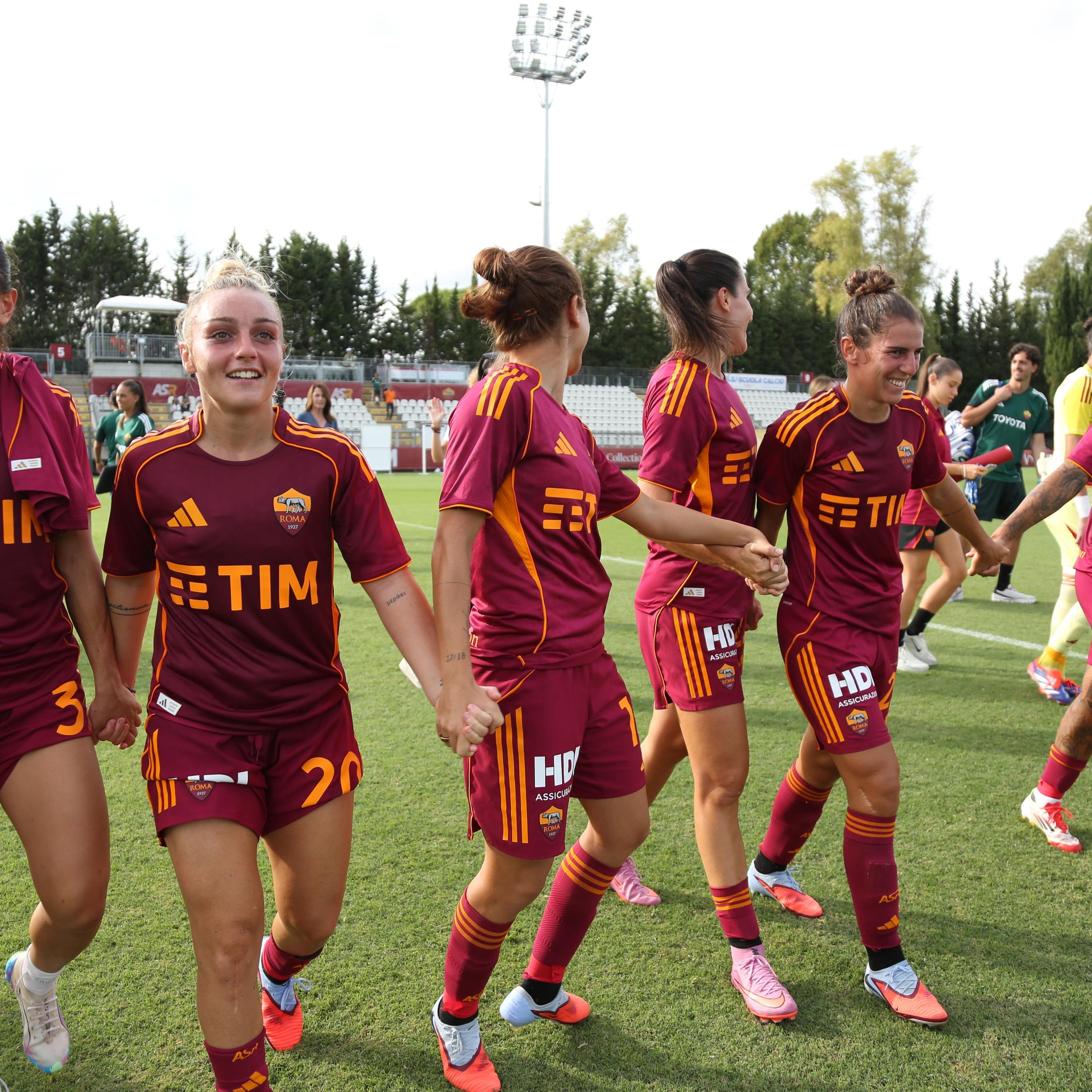 Roma, che rimonta! Le giallorosse vincono 2-0 a Lisbona, saranno due le italiane nella fase campionato. Cappelletti: \"Risultato straordinario\"