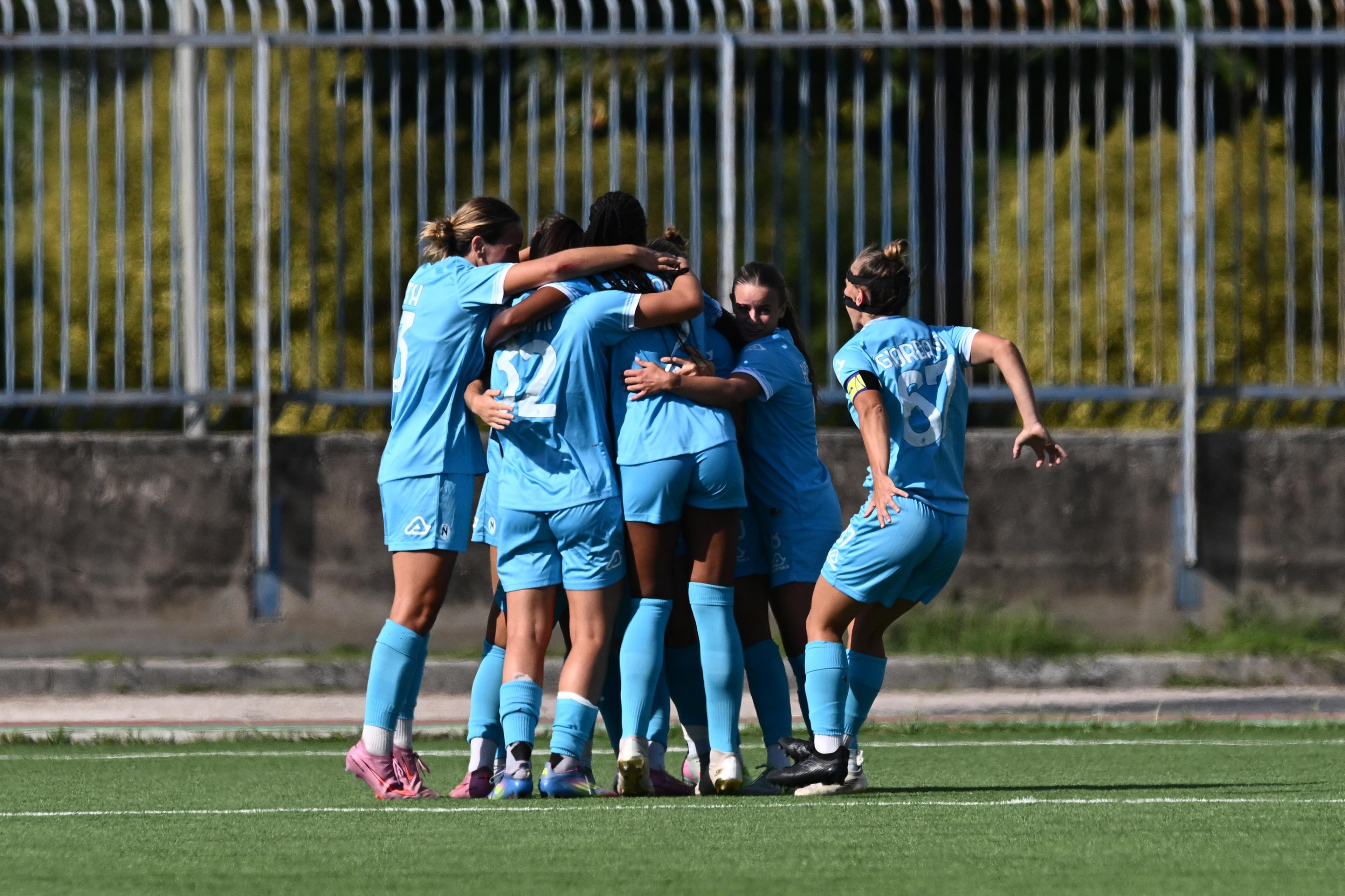 Hanna Marie Barker (Napoli Women) ; September 7; 2025 - Football : Italian Women Cup 2025 2026 Femminile ; 18°Day; match between Napoli Women 2-2 Parma Women at Giuseppe Piccolo Stadium ; Napoli, Italy; ;( photo by aicfoto)(ITALY) [0855]