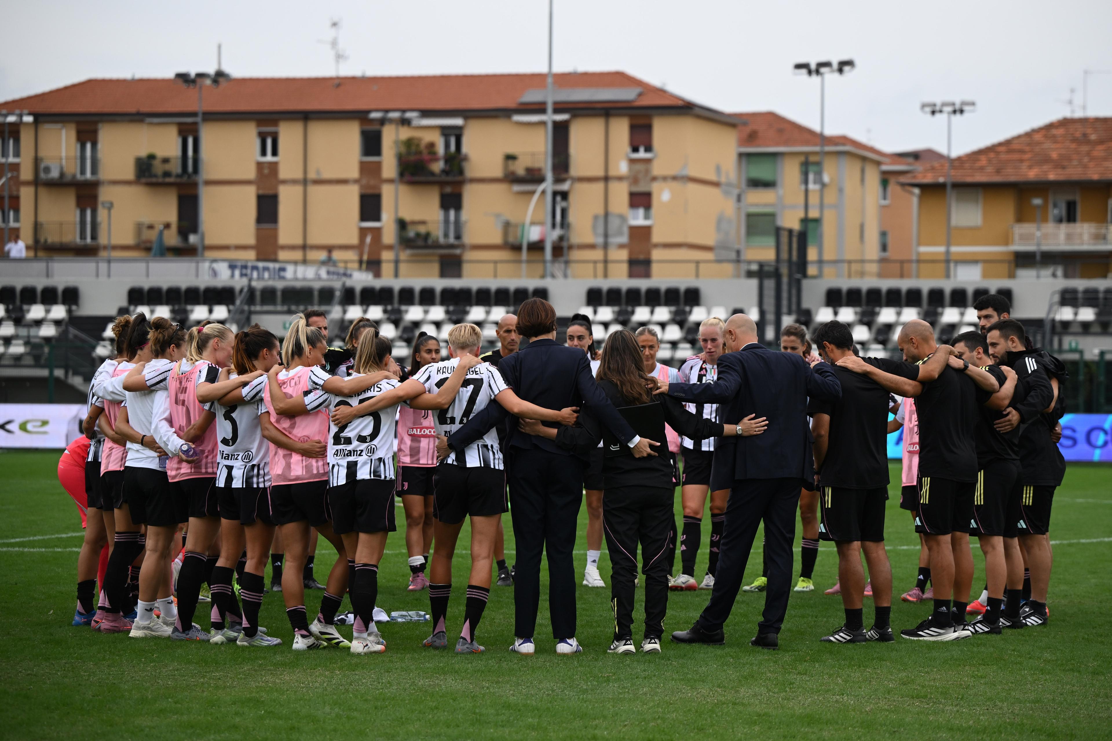 Final joy (Juventus Women) ; September 13 ; 2025 - Football : Italian Women Cup 2025 2026 Femminile ; 3°Day; match between Juventus Women 4-0 Napoli Women at Vittorio Pozzo Lamarmora Stadium ; Biella, Italy; ;( photo by aicfoto)(ITALY) [0855]