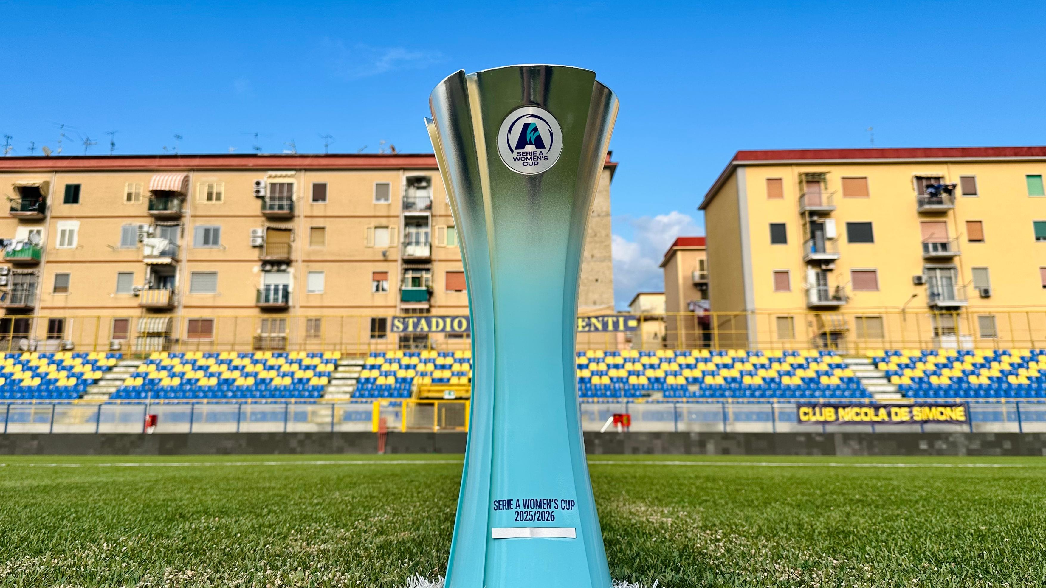 A Castellammare si assegna la prima edizione del trofeo: Roma-Lazio e Juventus-Inter le semifinali su Sky Sport Uno e NOW, si parte martedì con il derby di Roma