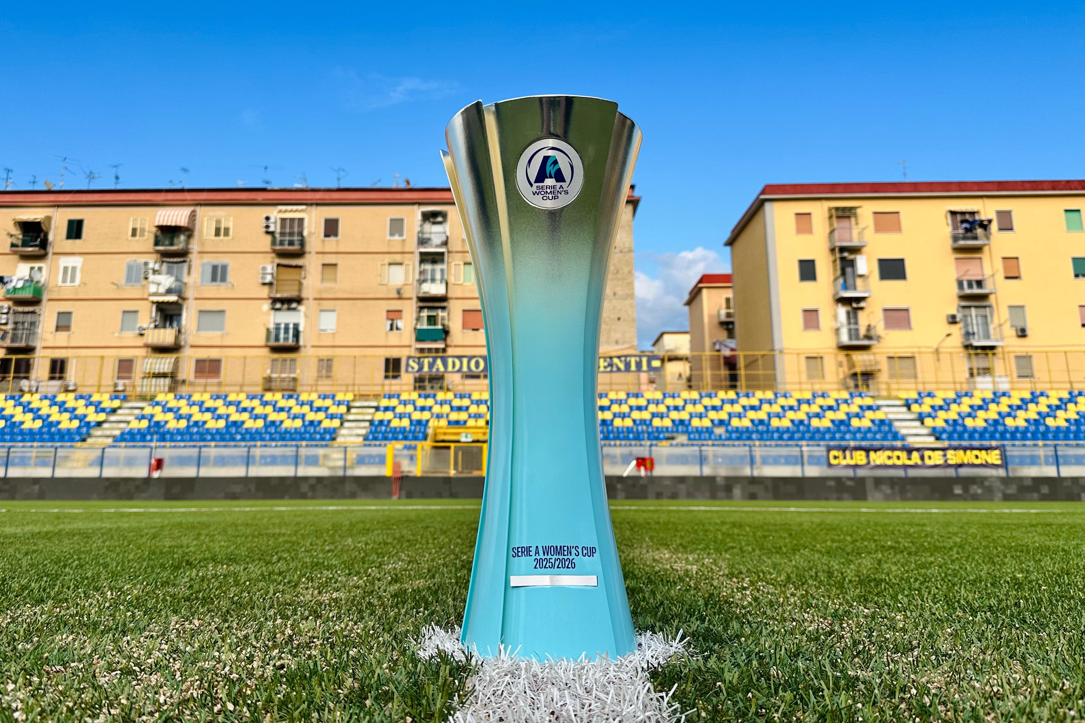 A Castellammare si assegna la prima edizione del trofeo: Roma-Lazio e Juventus-Inter le semifinali su Sky Sport Uno e NOW, si parte martedì con il derby di Roma