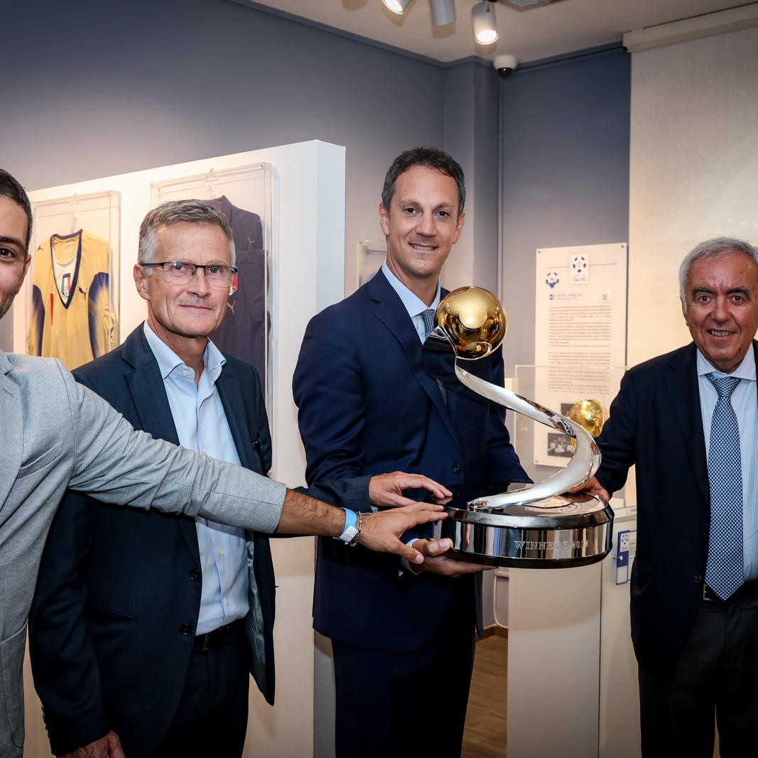 Sempre più futsal al Museo del Calcio: la collezione si arricchisce con la coppa dell’Europeo vinto nel 2014