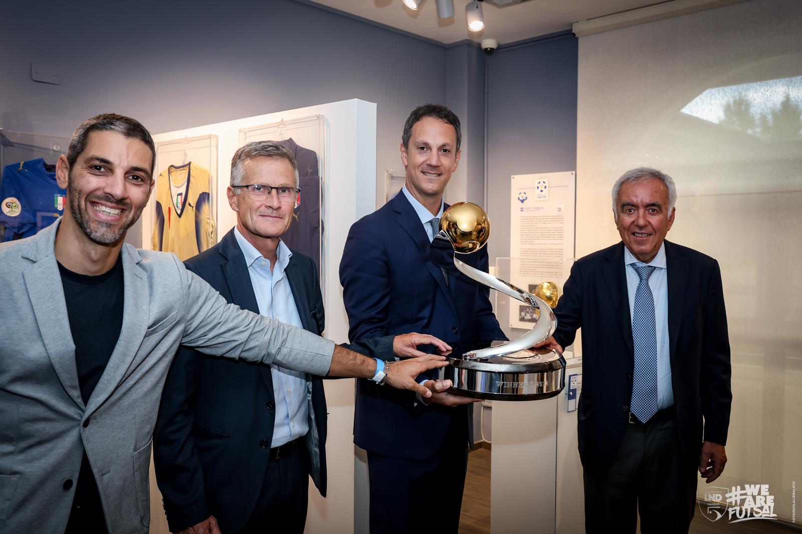 Sempre più futsal al Museo del Calcio: la collezione si arricchisce con la coppa dell’Europeo vinto nel 2014