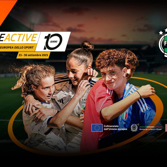 Settimana Europea dello Sport: al via le attività della FIGC per la decima edizione della kermesse promossa da Sport e Salute