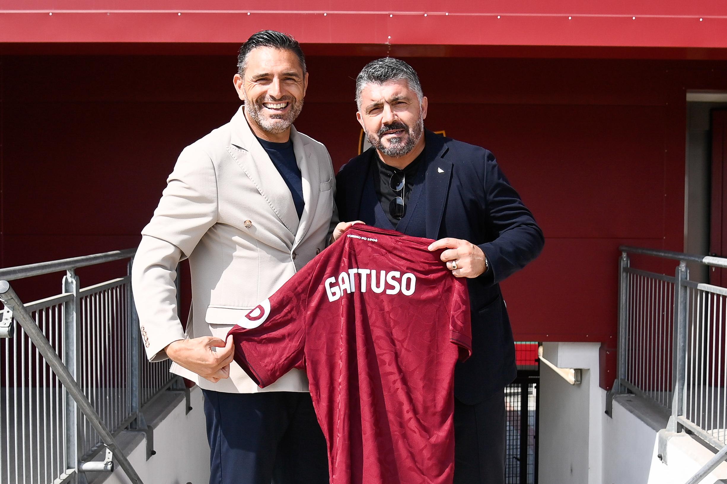 TURIN, ITALY - SEPTEMBER 17: Gennaro Gattuso Head Coach of Italy during the Torino FC Training Session at Stadio Filadelfia on September 17, 2025 in Turin, Italy. (Photo by Stefano Guidi - Torino FC/Torino FC 1906 via Getty Images)